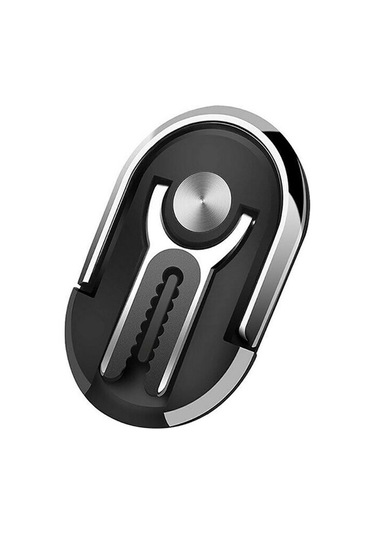 Joyhub Çok Işlevli 360 Derece Dönen Parmak Yüzük Araç Telefonu Tutucu Stand Braketi Siyah Yok Havalandırma