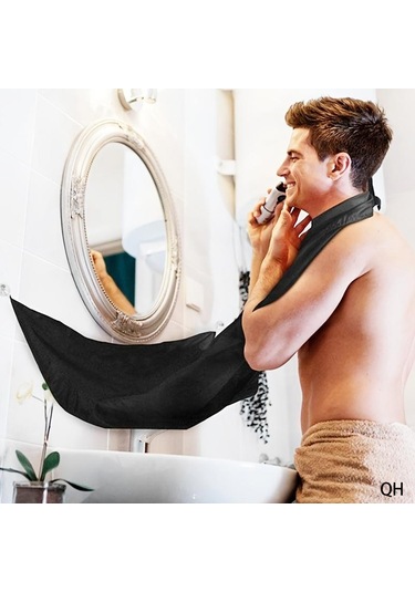 Siyah Sakal Tıraş Önlük Önlük Düzeltici Tutucu Raf Saç Tıraş Önlük Tıraş Tıraş Makinesi Tutucu Banyo Organizatör Hediye Adam Için Güzel Ve Pratik Siyah