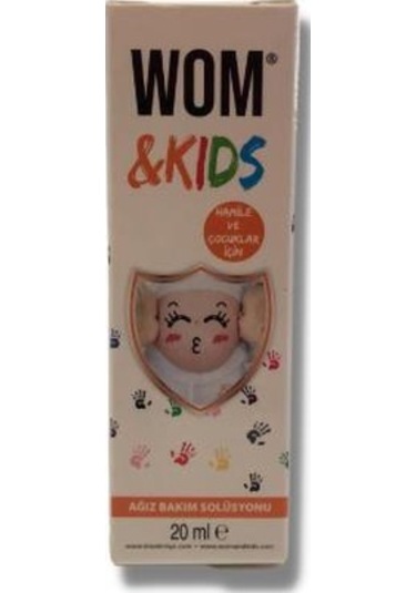 Wom & Kids Hamile ve Çocuklar İçin Ağız Bakım Solüsyonu 20 ML
