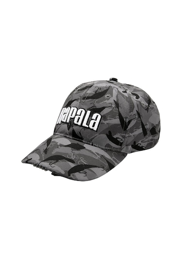 Rapala 5 Led Işıklı Camo Balıkçı Şapka