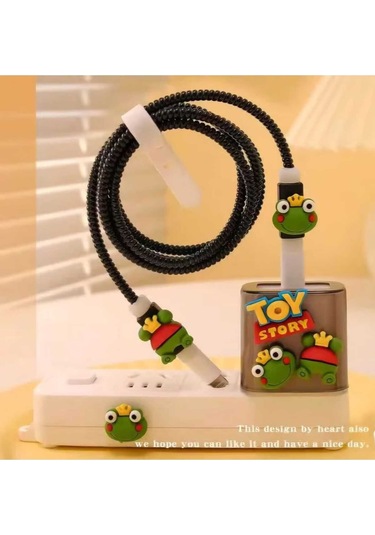 Iphone 18w/20w Uyumlu Şarj Kablosu Ucu Ve Şarj Başlığı Kılıfı Kurbi