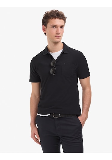 Pierre Cardin Erkek Siyah Tişört Basic 50325290-vr046