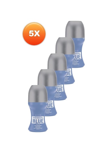 Avon Individual Blue Erkek Roll-On 5 x 50 ML