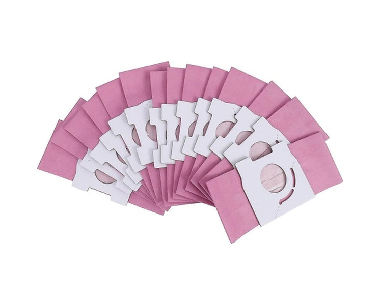 Fortunelane Pembe Toz Torbası Seti 15 Adet - Çift Filtreleme, Yüksek Verimli, Motoru Koruyan Aksesuar