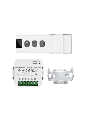 Novahub Tenteler İçin Kablosuz Panjur Anahtarı Uzaktan Kumanda Kolay Kurulum Modülü Işığı