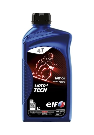 Elf Moto 4 Tech 10W-50 Synthetic Motosiklet Yağı 1 L