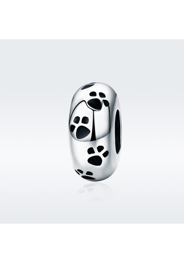 S925 Ayar Gümüş Pet Baskı Elmas Boncuk Dıy Bilezik Aksesuar Çok Renkli