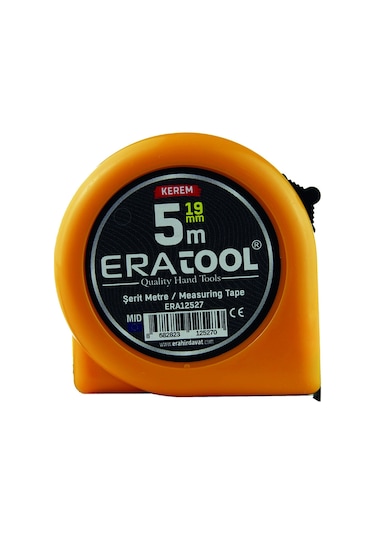 Şerit Metre 5 19mm - Sarı Era12527