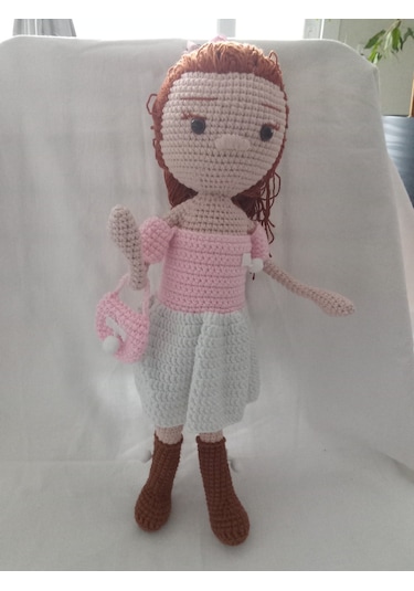 Amigurumi Pembe Kız Bebek