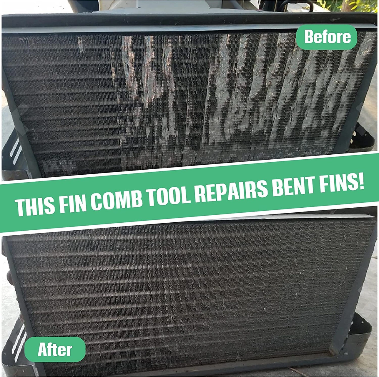 Yunboo Klima Radyatörü Dişli Aracı - 6 Farklı Boyutlu Plastik Tıraş Testere, Kondenser Ve Evaporatör Kanatlarını Düzeltme, Verimlilik Artırma