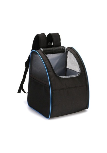 Dm Cbtx Sjbb11 Evcil Hayvan Gezisi Nefes Alabilir Taşıma Çantası Siyah Mavi