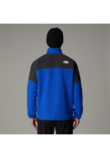 The North Face M Glacier Heavyweight 1/2 Zip Erkek Polar-29456 Mavi