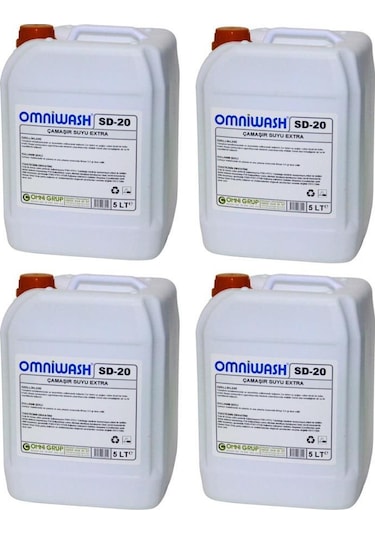 Omniwash Sd-20 Çamaşır Suyu Extra 5000ml 4 Adet 4'lü Set