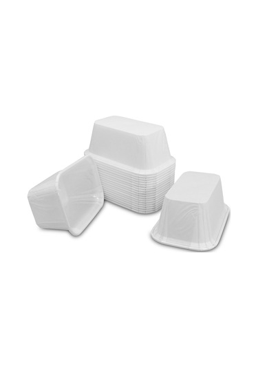 Kafem Muffin Kek Kapsülü Baton Beyaz Ekler Boy 50li X 30 Paket Koli - K40 Beyaz