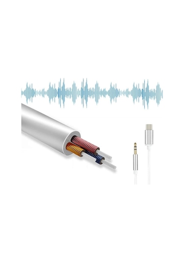 Tonex AX-04 Type-C to 3.5mm Aux Audio Ses Kablosu