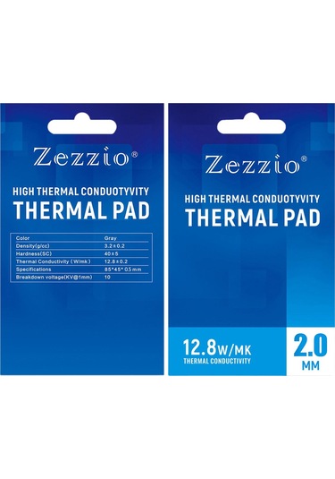 Suntek Silikon Termal Ped 12.8 W/mk Isı Direnci Pc Için 2.0mm