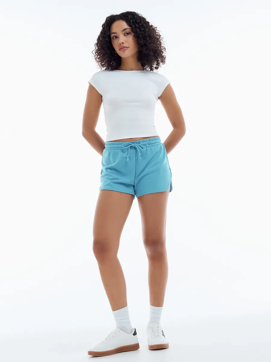 Tvoe Yan Yırtmaçlı Kısa Şortlar 444254154