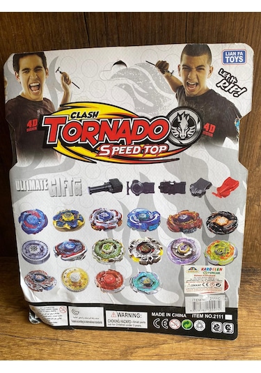 Tornado 4lü Beyblade Set Tornado 4lü Sahalı Beyblade Set Oyuncak
