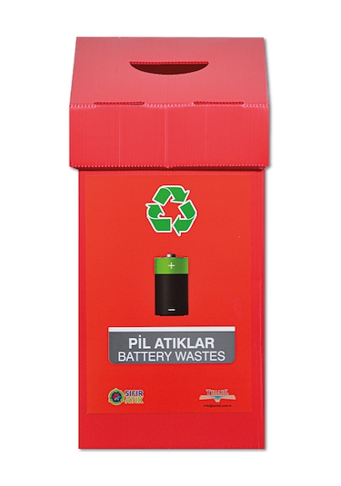 Geri Dönüşüm Kutusu Pil Atık Kutusu