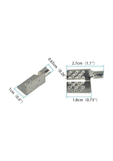 20 Adet Alüminyum-Bakır Isıtıcı Filmi Bağlantı Klipsi