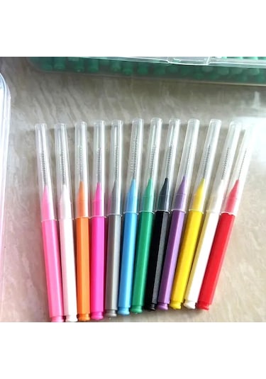 Willowhaven 200 Adet Pembe 0.7mm Yumuşak Nylon Diş Arası Fırçası - Ortodontik Bakım Ve Ağız Hijyeni