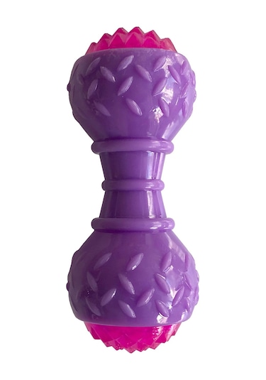 Playfull Aktivite Sesli Işıklı Köpek Oyuncak Dumbel 5 x 15 CM