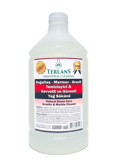 Terlans Doğaltaş Mermer Granit Temizleyici 1 L