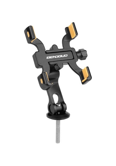 Bengguo-teleskopik Telefon Montajlı Bisiklet Telefon Tutucu Y29308-b Siyah