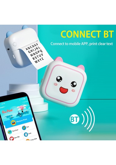 Çok Fonksiyonlu Taşınabilir P-8 Mini Termal Yazıcı