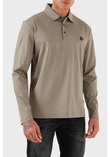 Boss Erkek Polo Yaka Sweat 50523917 245 Haki Haki Boss Erkek Polo Yaka Sweat 50523917 245 Haki Haki