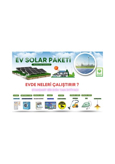 Bahçe Yayla Karavan Villa Ev Paketi Tüm İhtiyaçlarınızı Karşılamak İçin 9.6kw