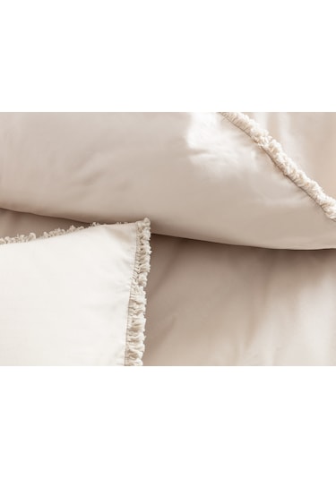 Madame Coco Sona Tek Kişilik Püsküllü Nevresim Takımı Nt0000000143tek Kişilik-bej