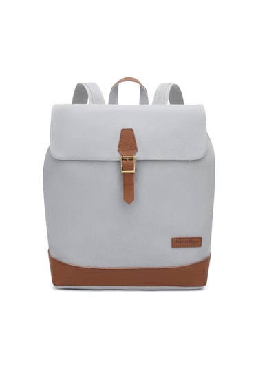 Kanvas Kumaş Kadın Sırt Çantası Smart Bags 1329 GRİ