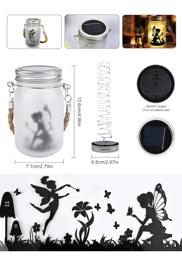 Greentech Güneş Enerjili Dekoratif LED Fener / Askılı Bahçe Feneri / Bahçe Dekorasyon Feneri / GT-SL28