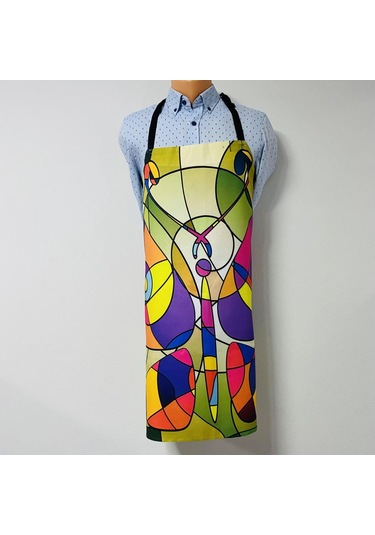 Paredora Soyut Kelebek Mutfak Önlüğü