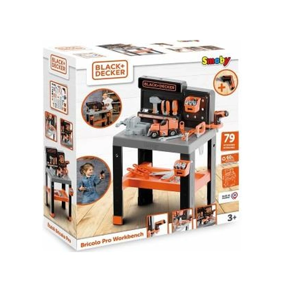 Smoby Black & Decker Bricolo Çalışma Tezgahı 360740