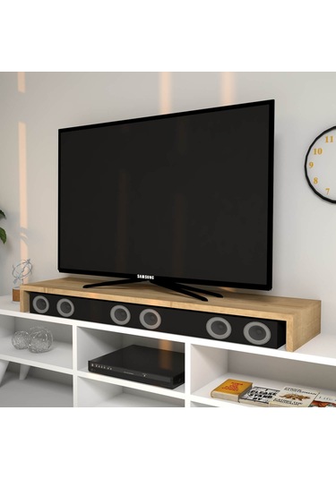 Emkawood Carry90 Monitör Yükseltici Saunbar Standı