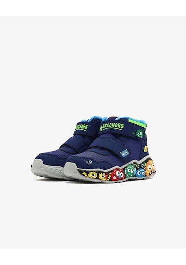 Skechers Play Scene Erkek Çocuk Lacivert Bot Lacivert