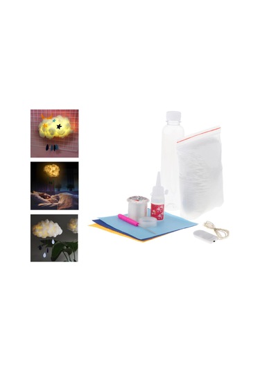 Suntek Led Gece Lambası Pamuk Bulut Şekli Işık Asılı Lamba Sıcak Sarı Işık Sarı