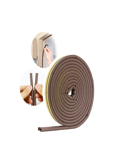 Kapı Pencere Bandı Kahverengi Kapı Pencere Fitili İzolasyon Bandı