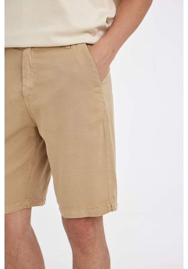 DeFacto Regular Fit Düz Paça Tensel Bermuda Şort C7800AX24SMBG732 DeFacto Regular Fit Düz Paça Tensel Bermuda Şort C7800AX24SMBG732