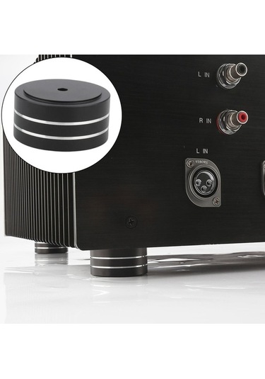 Trendooze Alüminyum Hoparlör Ayakları Döner Tablo İçin Şok Takımlı Base