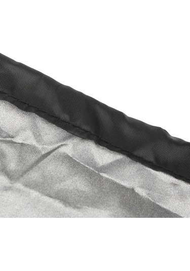 Geekyou Oxford Kumaş Bahçe Sandalye Kılıfı, Su Ve Toz Geçirmez, Uv Koruyucu, Çekmeceli, 64x64x120/70cm, Siyah-dışarı Gümüş-içeri Siyah