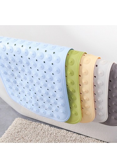 Geeksen Banyo Kaymaz Mat Pvc Masaj Matı Küvet Küvet Tahliye Delikleri Vakumlu Vakumlu Mat Diğer