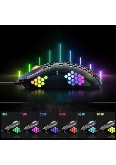Kilifone - Oyuncu Mouse Onikuma Cw903 Rgb Oyuncu Mouse - Siyah - T17474