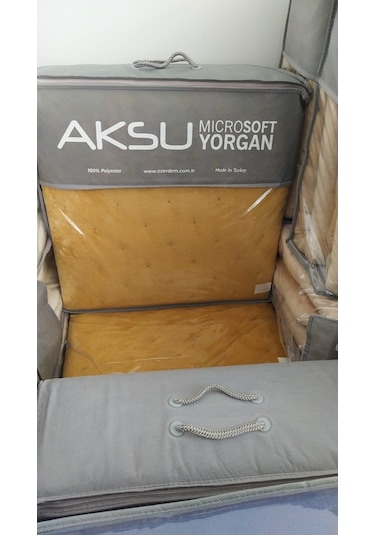 Aksu Mıcrosoft Punto Renkli Yorgan Çift Kişilik