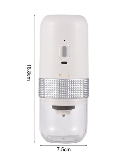 Ulzyvf Taşınabilir Usb Şarjlı Kahve Değirmeni - 200ml, 13w, Seyahat & Ofis İçin Siyah Siyah