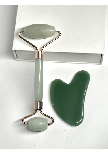 Aventurin Gua Sha &roller Set
