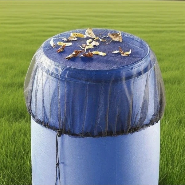 Trendooze Gaojunshop01 23.62 Siyah Dayanıklı Bahçe Kova File Örtü Yaprak Böcek Korumalı