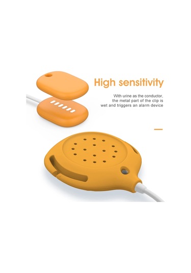 GubisiStore Turuncu Kablolu Bebek Yatak Islatma Alarmı